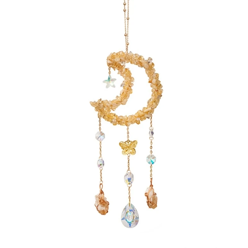 Crystal Wind Bells Moon Catching Wind Bells Creative Sun Catching Decoration K2WE
Crystal Wind Bells Moon Catching Wind Bells Creative Sun Catching Decoration K2WE