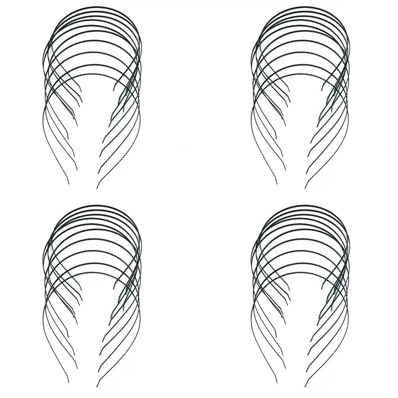 40Pcs 3Mm Blank Headbands Metal Hair Band Lots DIY Accessories Black Multi-Purpose
40Pcs 3Mm Blank Headbands Metal Hair Band Lots DIY Accessories Black Multi-Purpose
