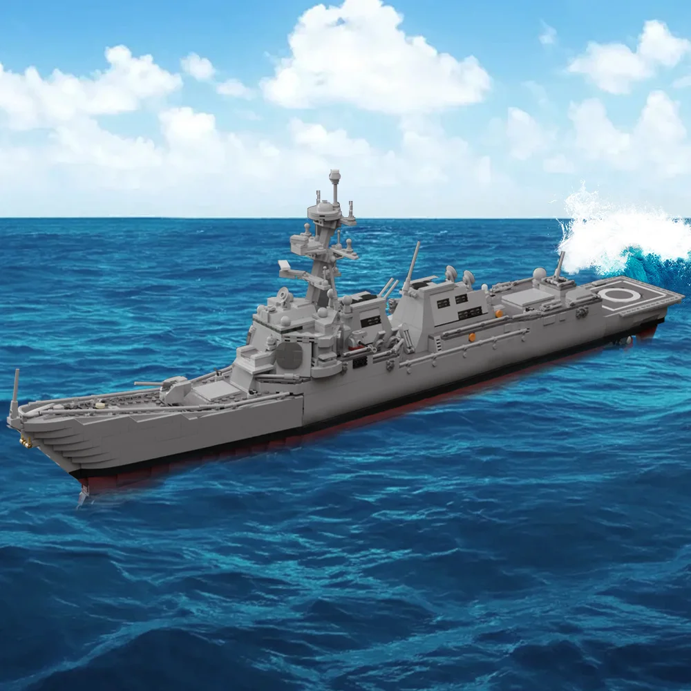 MOC Arleigh Burke Class Destroyer Warship Building Blocks Set Flight III DDGs Arleigh Burke Class Ship Boat Toys Children Gifts
MOC Arleigh Burke Class Destroyer Warship Building Blocks Set Flight III DDGs Arleigh Burke Class Ship Boat Toys Children Gifts