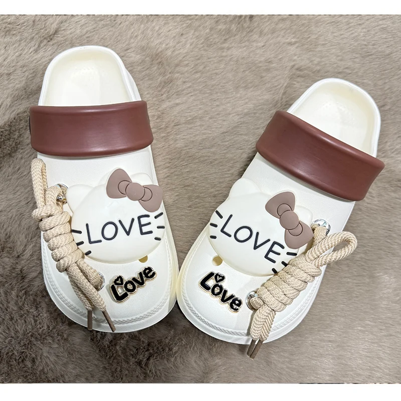The new cartoon cat-head women's shoes are fashionable and versatile, with soft soles and anti-slip toe wraps
The new cartoon cat-head women's shoes are fashionable and versatile, with soft soles and anti-slip toe wraps