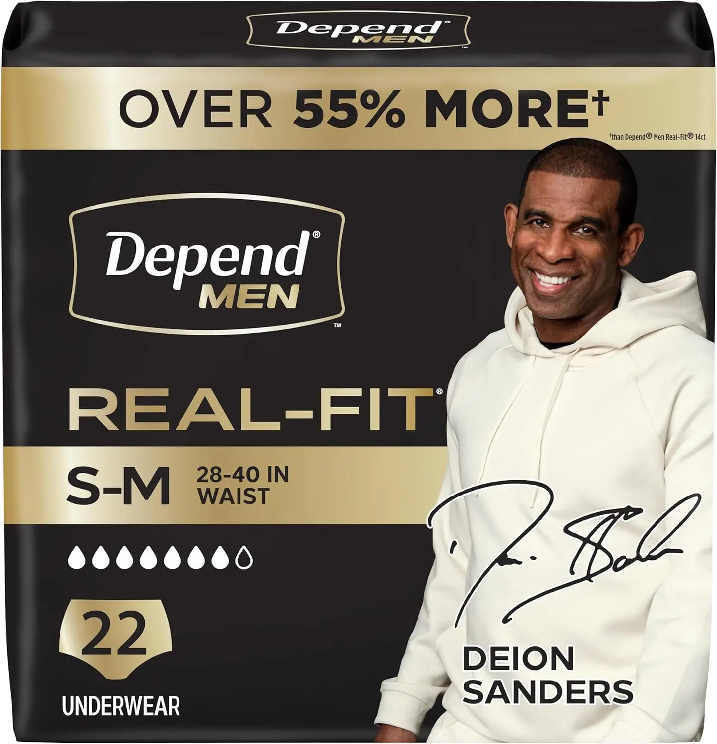 Adult Diapers for Men, Maximum Absorbency, Small/Medium, Grey, 22 Count
Adult Diapers for Men, Maximum Absorbency, Small/Medium, Grey, 22 Count