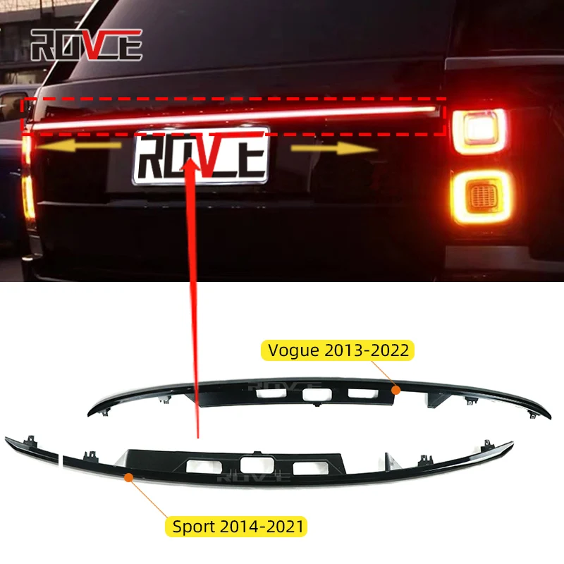 ROVCE Автомобильный задний фонарь багажника светодиодный ная лампа для Land Rover Range Rover Sport Vogue 2013-2022, стоп светильник, сигнал поворота, светильник
ROVCE Автомобильный задний фонарь багажника светодиодный ная лампа для Land Rover Range Rover Sport Vogue 2013-2022, стоп светильник, сигнал поворота, светильник