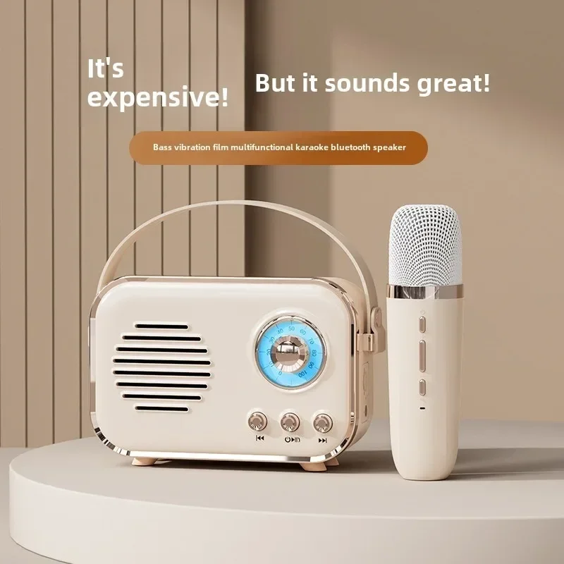 2024 New Retro Bluetooth Speaker Portable TF Card Listening to Music Cartoon Mini Creative Bass Speaker Customized Audio
2024 New Retro Bluetooth Speaker Portable TF Card Listening to Music Cartoon Mini Creative Bass Speaker Customized Audio