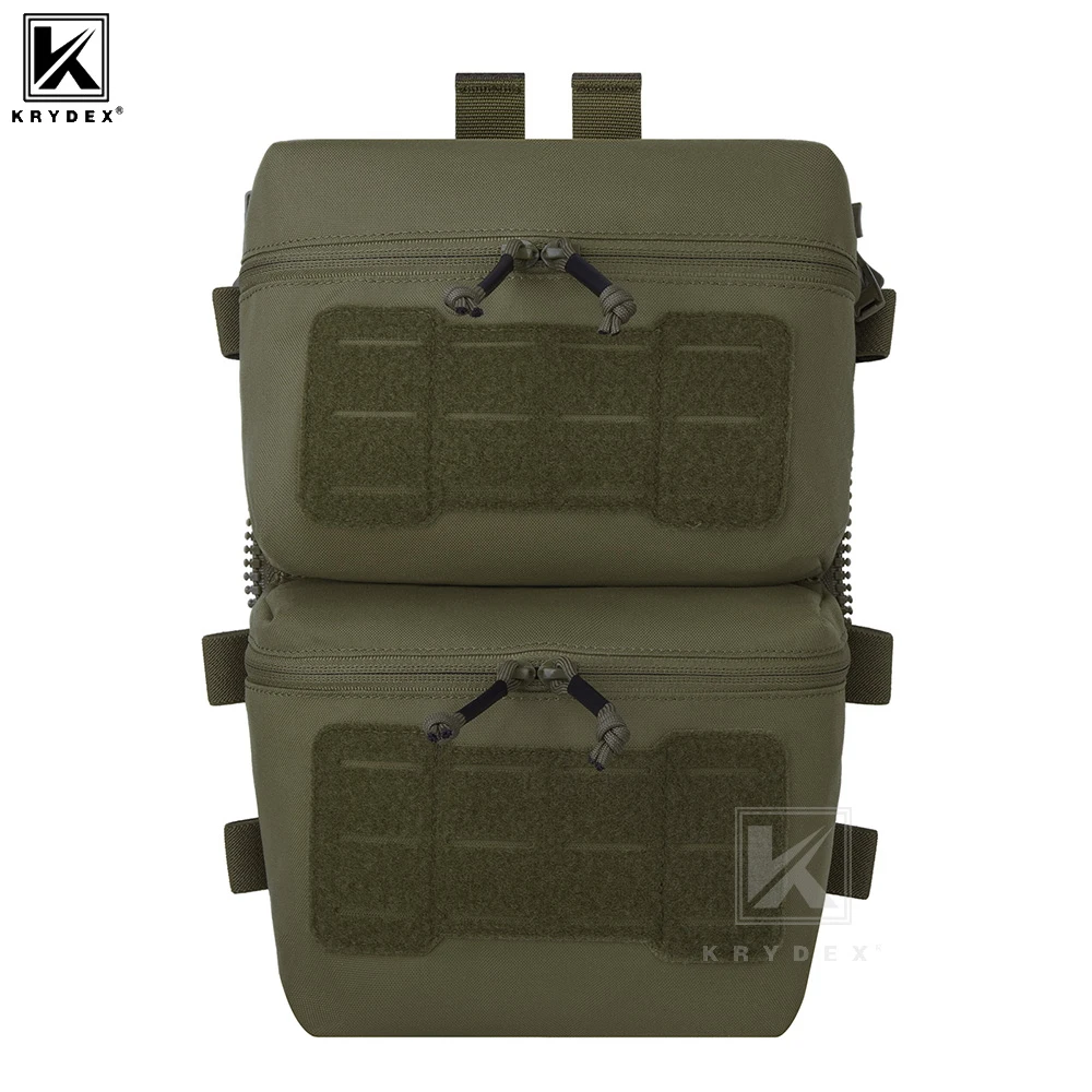 Тактическая сумка-накладка KRYDEX на заднюю панель, многофункциональный двойной подсумок, модульный штурмовой рюкзак для аксессуаров к жилету FCPC V5
Тактическая сумка-накладка KRYDEX на заднюю панель, многофункциональный двойной подсумок, модульный штурмовой рюкзак для аксессуаров к жилету FCPC V5