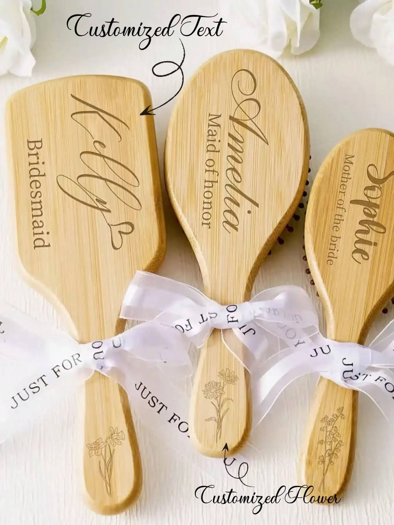 Personalized Wooden Bridesmaid Hair Combs, Custom Name Hair Brush, Wedding Party Gifts, Bridal Shower Favors, Anniversary Gift For Her, Bridesmaid Wood Comb, Commemorative Combs, Best Woman Proposal, Bridesmaid Proposal, Gift For Mom, Unique Gift
Personalized Wooden Bridesmaid Hair Combs, Custom Name Hair Brush, Wedding Party Gifts, Bridal Shower Favors, Anniversary Gift For Her, Bridesmaid Wood Comb, Commemorative Combs, Best Woman Proposal, Bridesmaid Proposal, Gift For Mom, Unique Gift