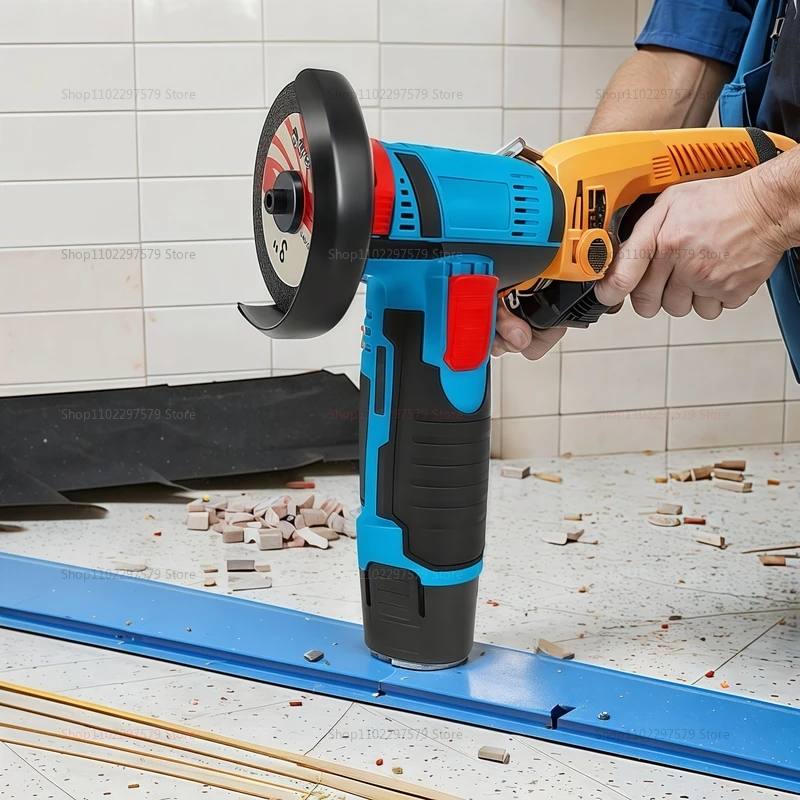 12V Cordless Angle Grinder Brush Cutter Portable Polishing Machine Cutting Tool DIY Power Tool for Home and Workshop Use
12V Cordless Angle Grinder Brush Cutter Portable Polishing Machine Cutting Tool DIY Power Tool for Home and Workshop Use