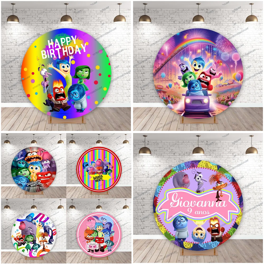 Inside Out Baby Shower Round Photo Backdrop Birthday Party Photo Background Decoration Party Photography Backdrop
Inside Out Baby Shower Round Photo Backdrop Birthday Party Photo Background Decoration Party Photography Backdrop