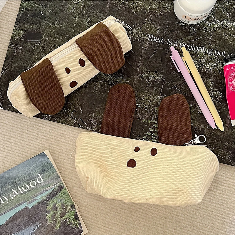 Cute Dog Zipper Pencil Bag Creative Large-capacity Stationery Case Multi-function Canvas Storage Bag Student Stationery Bag
Cute Dog Zipper Pencil Bag Creative Large-capacity Stationery Case Multi-function Canvas Storage Bag Student Stationery Bag