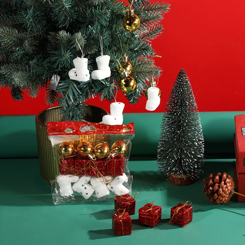 Mini Christmas Ornaments Foam Balls Gift Box Boots Xmas Tree Hanging Pendents Kids Gift New Year Party DIY Decoration
Mini Christmas Ornaments Foam Balls Gift Box Boots Xmas Tree Hanging Pendents Kids Gift New Year Party DIY Decoration