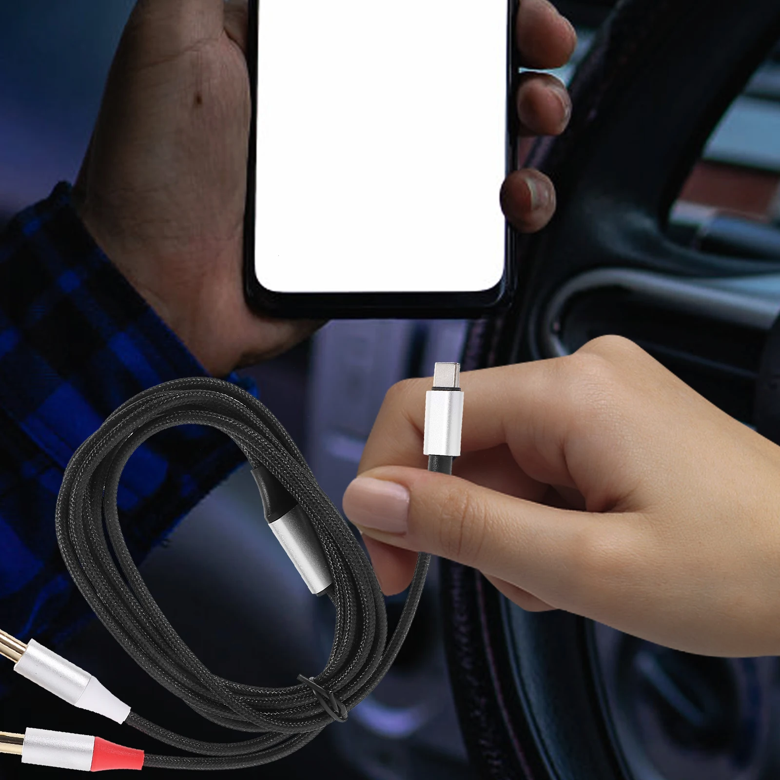 Dual 3M Type-C To 6.35Mm Audio Cable High Quality Audio Converter Adapter For Smartphones Tablets Laptops Car Amplifier Sound
Dual 3M Type-C To 6.35Mm Audio Cable High Quality Audio Converter Adapter For Smartphones Tablets Laptops Car Amplifier Sound