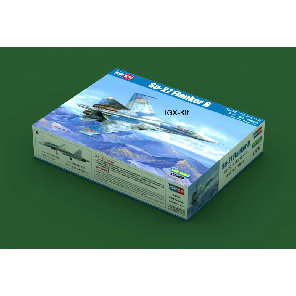 HobbyBoss 81712 1/48 Scale Soviet SU27 Su-27 Flanker Early Fighter Plane Airplane Plastic Assembly Model Building Kit
HobbyBoss 81712 1/48 Scale Soviet SU27 Su-27 Flanker Early Fighter Plane Airplane Plastic Assembly Model Building Kit