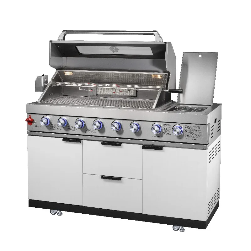 Custom Color Stainless Steel BBQ Grill with Cabinet for Outdoor Steak Cooking Household Grill Design Kitchen Set Grill
Custom Color Stainless Steel BBQ Grill with Cabinet for Outdoor Steak Cooking Household Grill Design Kitchen Set Grill