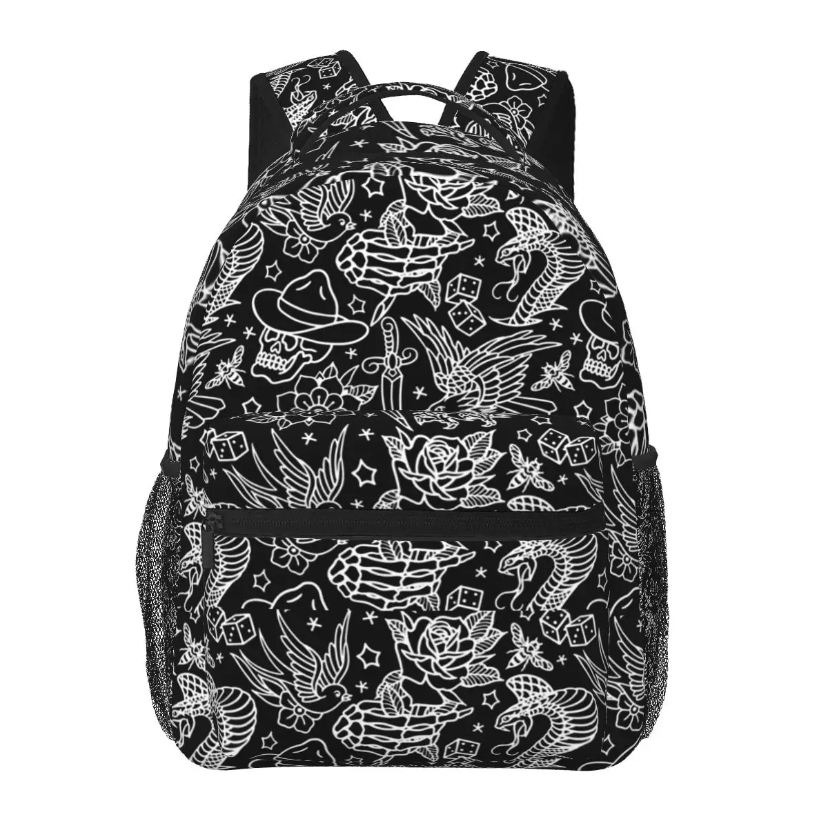 American Traditional Tattoo Flash Print Student Backpack School Bag Hiking Travel Daypack for Men Women Bookbag Shoulder Bags
American Traditional Tattoo Flash Print Student Backpack School Bag Hiking Travel Daypack for Men Women Bookbag Shoulder Bags