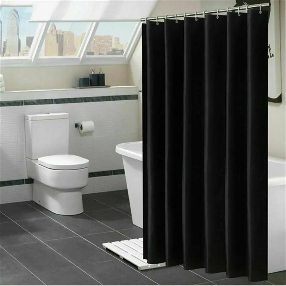 200X180CM Extra Long Waterproof Anti-mildew Fabric Shower Curtain Bathroom With 12pcs Hooks
200X180CM Extra Long Waterproof Anti-mildew Fabric Shower Curtain Bathroom With 12pcs Hooks