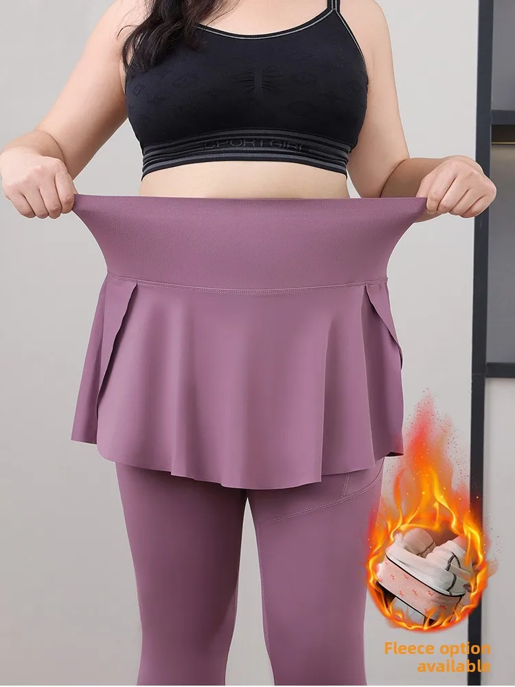 Женские брюки больших размеров из ткани аркскин с высокой талией, утягивающие, для йоги, с карманами, верхняя одежда для осени и зимы
Женские брюки больших размеров из ткани аркскин с высокой талией, утягивающие, для йоги, с карманами, верхняя одежда для осени и зимы