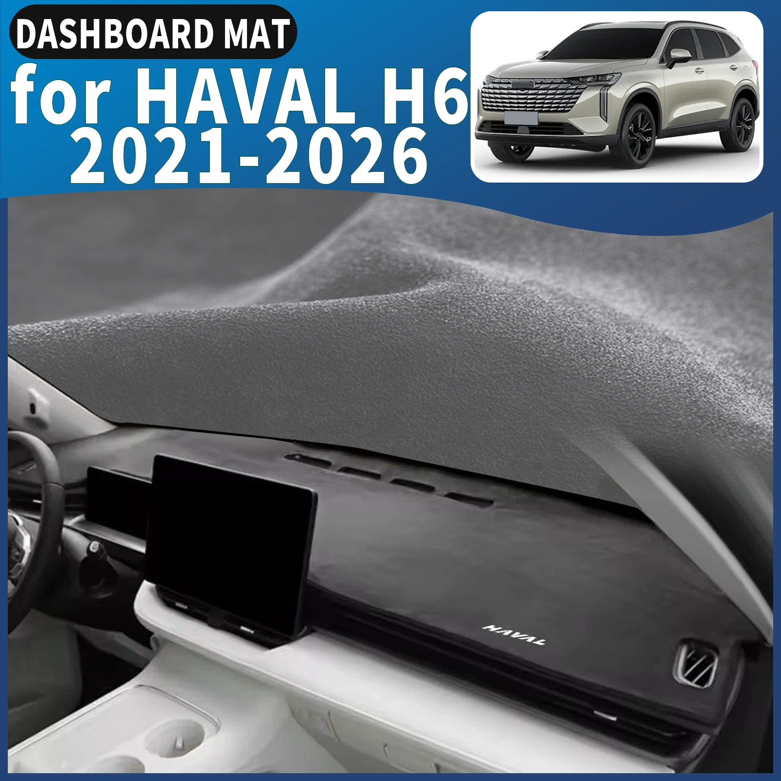 for HAVAL H6 2026-2021 GT PHEV H6S New H6 4th Dashmat Dashboard Cover Pad DashMat Sunshade Accessories Protective Carpet Leather
for HAVAL H6 2026-2021 GT PHEV H6S New H6 4th Dashmat Dashboard Cover Pad DashMat Sunshade Accessories Protective Carpet Leather