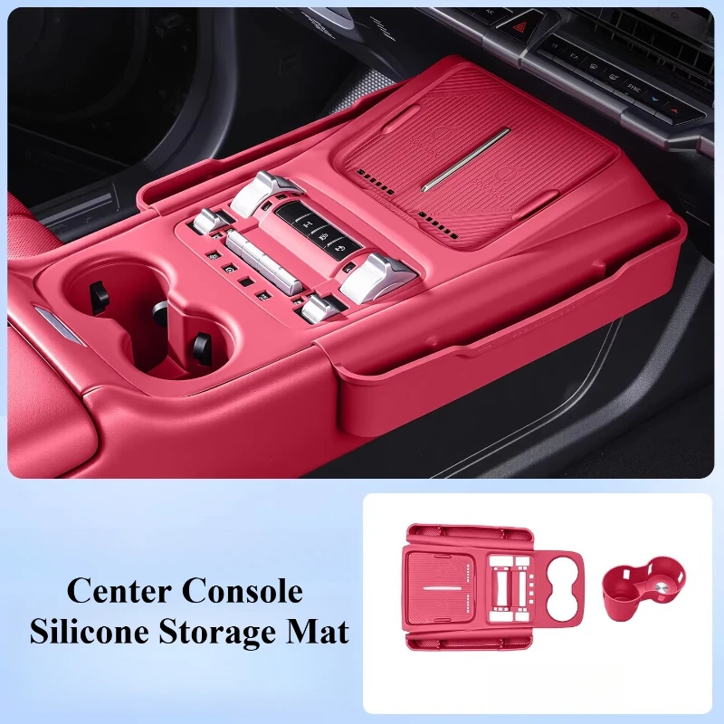 Central Control Gear Silicone Pad Storage Box Wireless Water Filling Cup Pad for Tank 400 2026 Interior Modification Accessories
Central Control Gear Silicone Pad Storage Box Wireless Water Filling Cup Pad for Tank 400 2026 Interior Modification Accessories