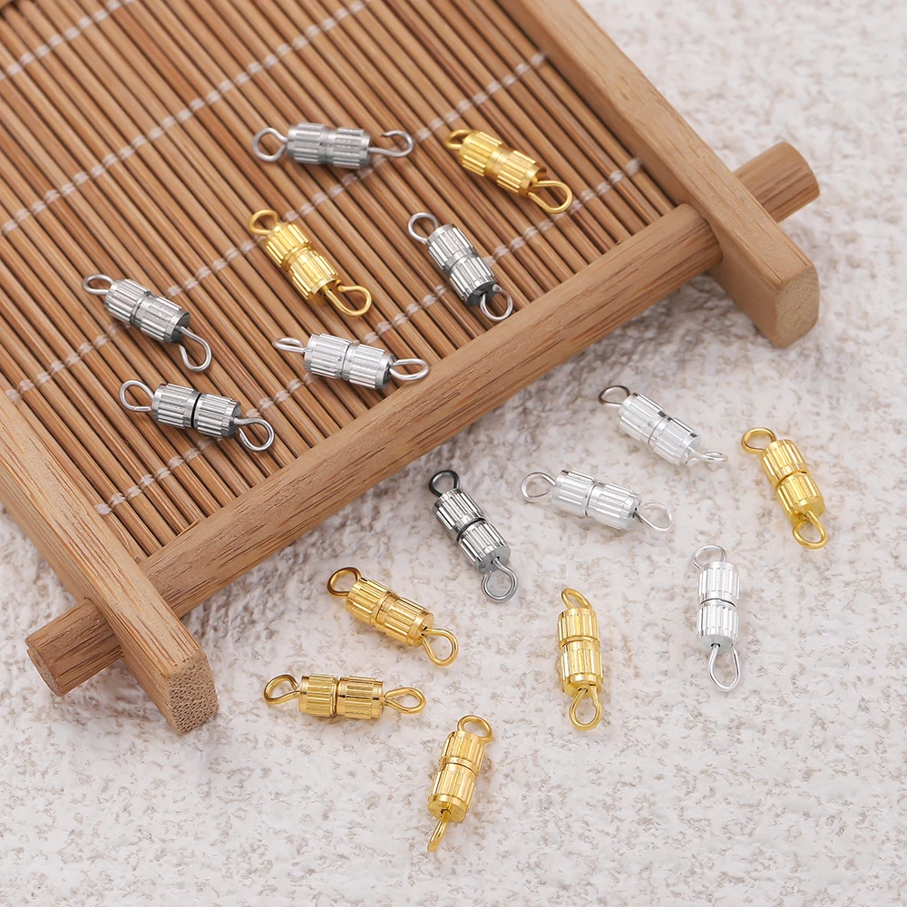 20pcs Copper Screw Clasp Closure Fastener Lock Jewelry End Tip Caps for DIY Jewelry Making Necklaces Bracelets Craft Supplies
20pcs Copper Screw Clasp Closure Fastener Lock Jewelry End Tip Caps for DIY Jewelry Making Necklaces Bracelets Craft Supplies