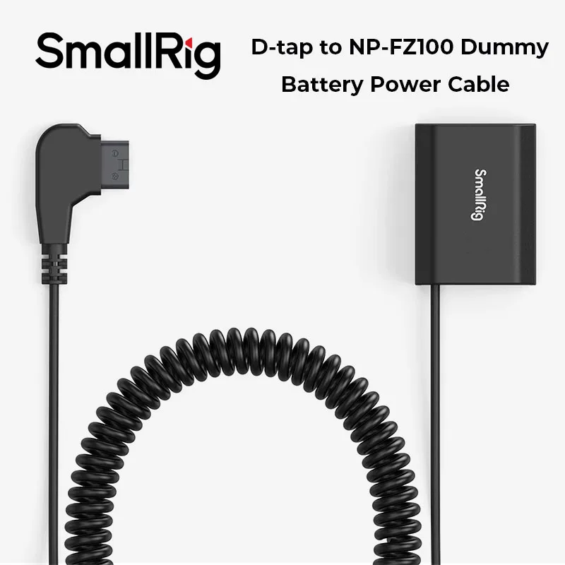 SmallRig D-TAP to NP-FZ100 Dummy Battery Power Cable for Sony A7 III, A7 IV, A7S III, A7R III, A7R IV, A7R V, A7C, A7C II,A1, A9
SmallRig D-TAP to NP-FZ100 Dummy Battery Power Cable for Sony A7 III, A7 IV, A7S III, A7R III, A7R IV, A7R V, A7C, A7C II,A1, A9