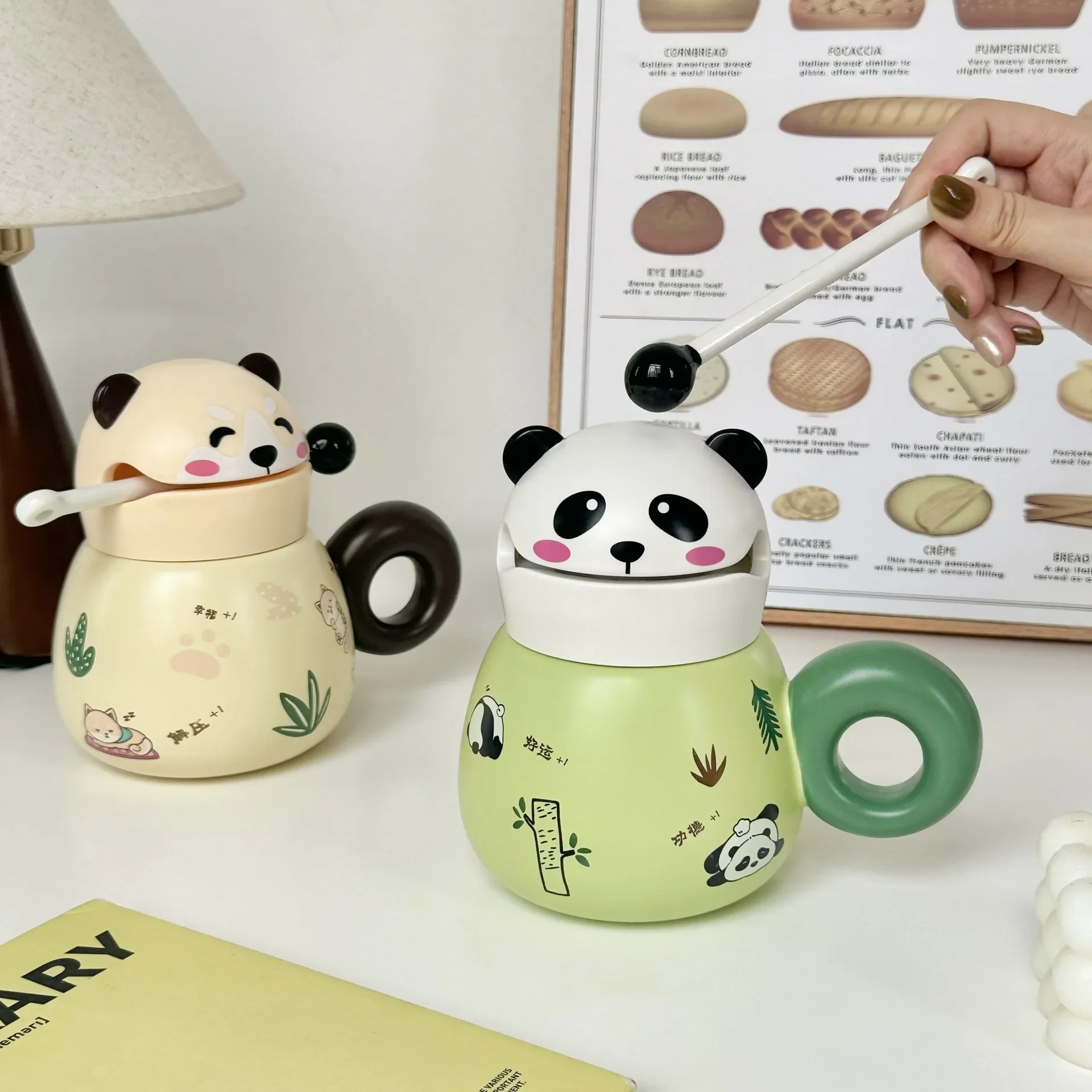 Wooden Fish Hammer Ceramic Mug With Lid,Household Cartoon Large Capacity Couple Cup,Decompression Artifact with Doubled Merit
Wooden Fish Hammer Ceramic Mug With Lid,Household Cartoon Large Capacity Couple Cup,Decompression Artifact with Doubled Merit