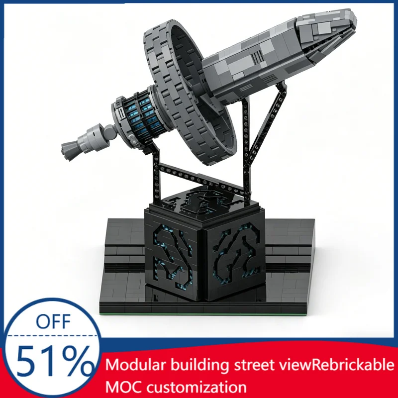1803PCS Sci-Fi Space Ship Model Custom Creative Building Blocks DIY Assembly Educational Toy Children For Display Christmas Gift
1803PCS Sci-Fi Space Ship Model Custom Creative Building Blocks DIY Assembly Educational Toy Children For Display Christmas Gift