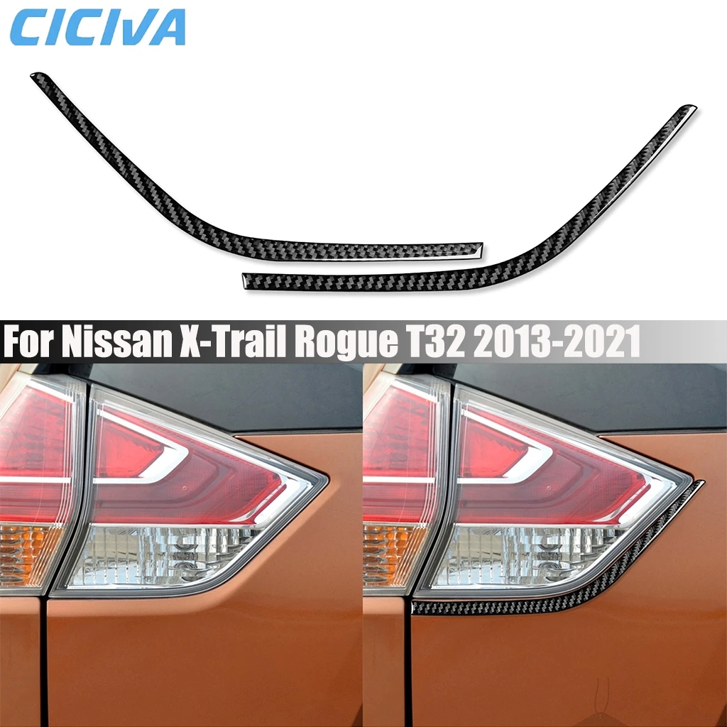 Carbon Fiber Car Accessories Rear Lamp Header Exterior Cover Modified Trim Soft Sticker For Nissan X-Trail Rogue T32 2013-2021
Carbon Fiber Car Accessories Rear Lamp Header Exterior Cover Modified Trim Soft Sticker For Nissan X-Trail Rogue T32 2013-2021