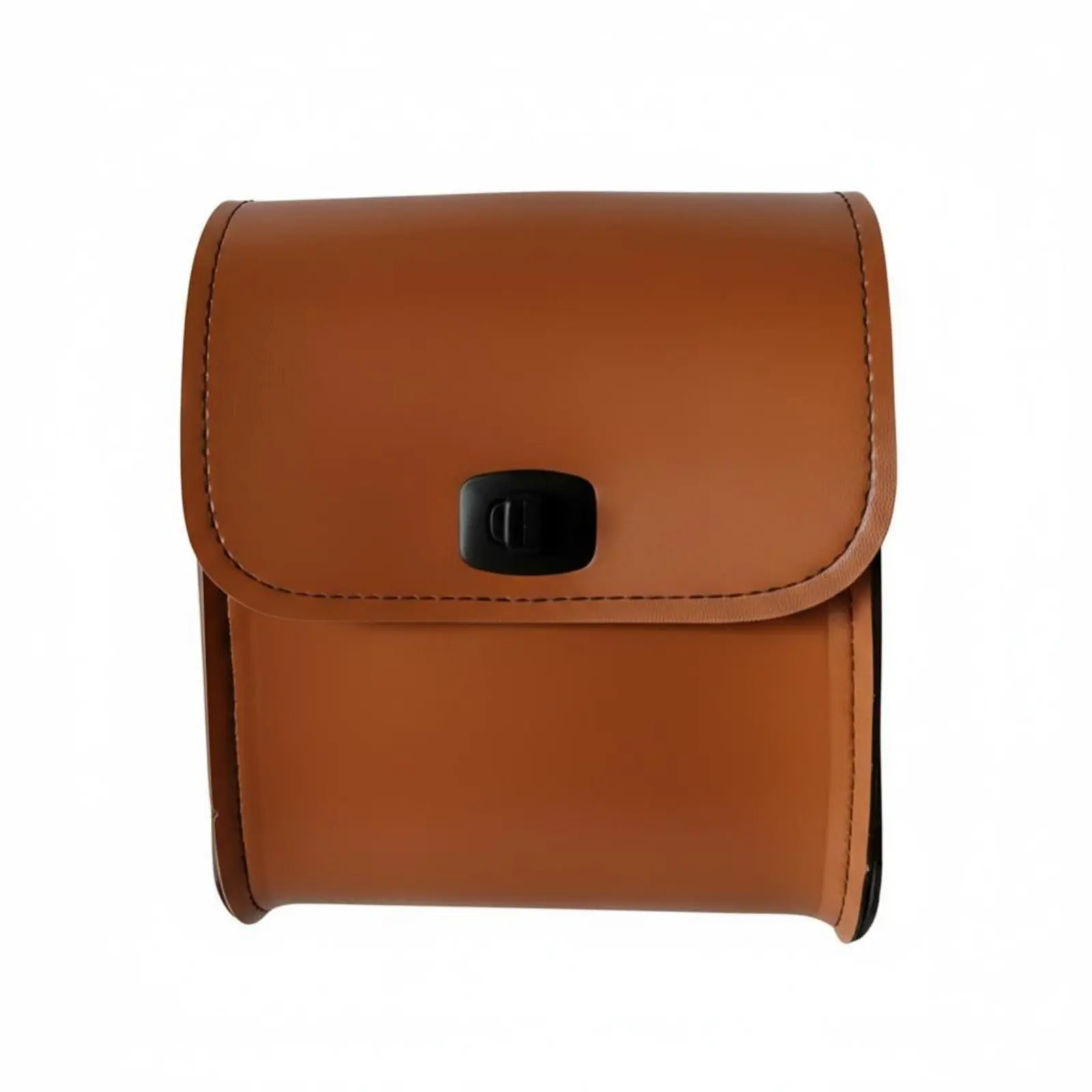 PU Leather Handlebar Bag, Hard Shell Front Storage, Black/Brown
PU Leather Handlebar Bag, Hard Shell Front Storage, Black/Brown