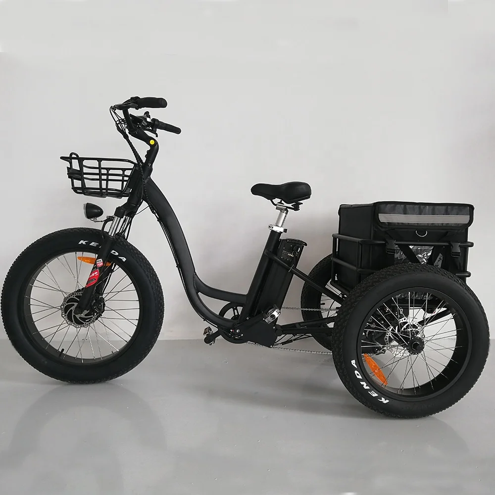 3 Wheel Fat Tire Electric Cargo Bike Tricycle with Cheap Price for Cargo Deliverycustom
3 Wheel Fat Tire Electric Cargo Bike Tricycle with Cheap Price for Cargo Deliverycustom