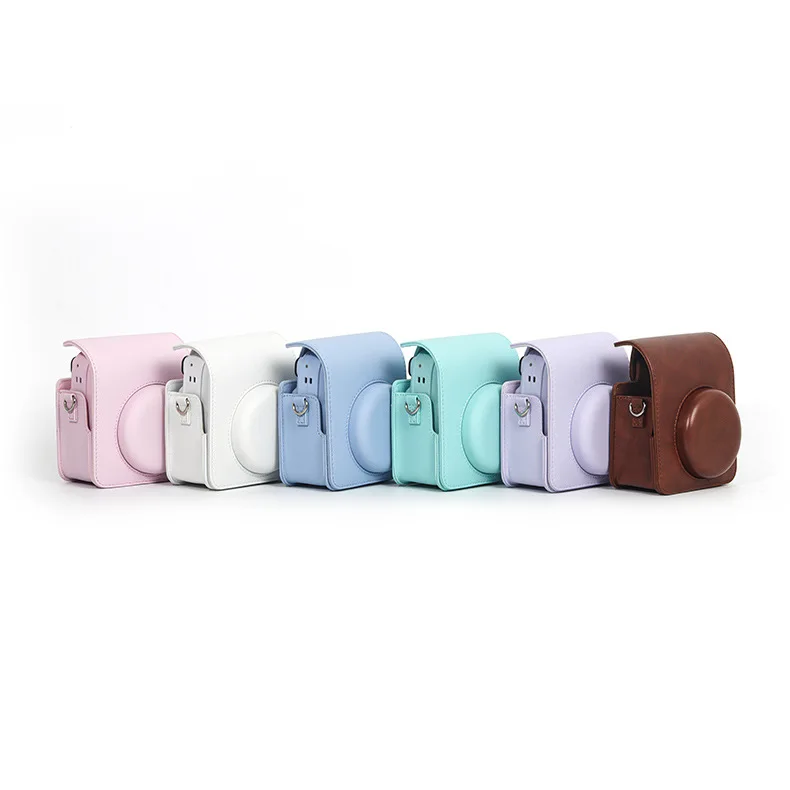 Camera Bag for instax Mini 13 PU Leather Magnetic Buckle with Back Pocket and Adjustable Shoulder Strap
Camera Bag for instax Mini 13 PU Leather Magnetic Buckle with Back Pocket and Adjustable Shoulder Strap