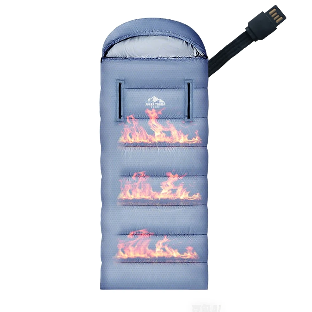 Спальный мешок с подогревом USB, для кемпинга, пешего туризма, подключение к Power Bank, зимний толстый спальный мешок, снаряжение для выживания на открытом воздухе, водонепроницаемое
Спальный мешок с подогревом USB, для кемпинга, пешего туризма, подключение к Power Bank, зимний толстый спальный мешок, снаряжение для выживания на открытом воздухе, водонепроницаемое