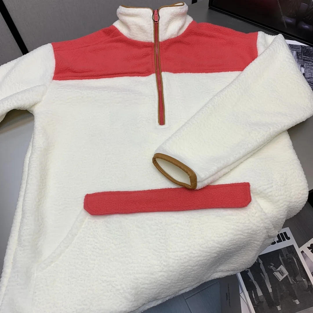 New 2023 Winter Autumn And Women's ClothingStand Collar Half Zip Lamb Wool Sweatshirt 1023
New 2023 Winter Autumn And Women's ClothingStand Collar Half Zip Lamb Wool Sweatshirt 1023