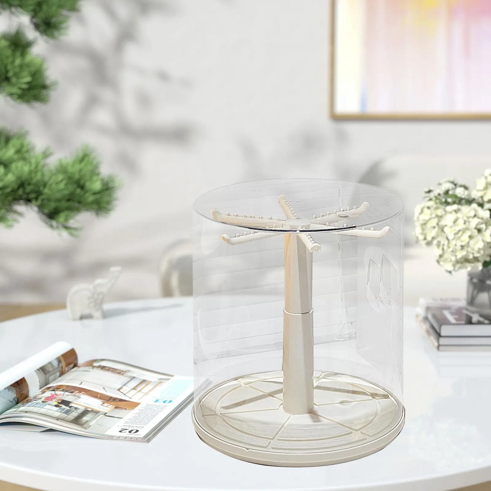 Rotating Clear Display Case Storage Box Decoration Organizer Portable Display Stand for Plush Dolls for Desktop Collectibles
Rotating Clear Display Case Storage Box Decoration Organizer Portable Display Stand for Plush Dolls for Desktop Collectibles