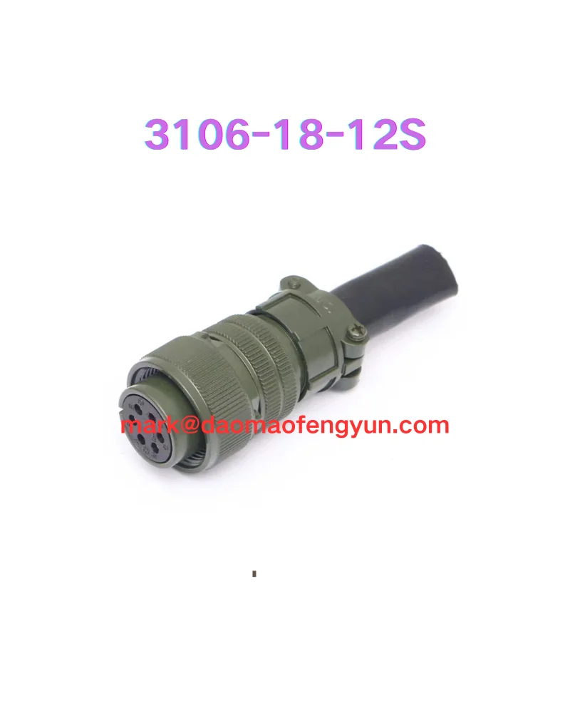 Водонепроницаемая авиационная розетка 3106-18-12S, 6-контактная, 3106-18-12S
Водонепроницаемая авиационная розетка 3106-18-12S, 6-контактная, 3106-18-12S