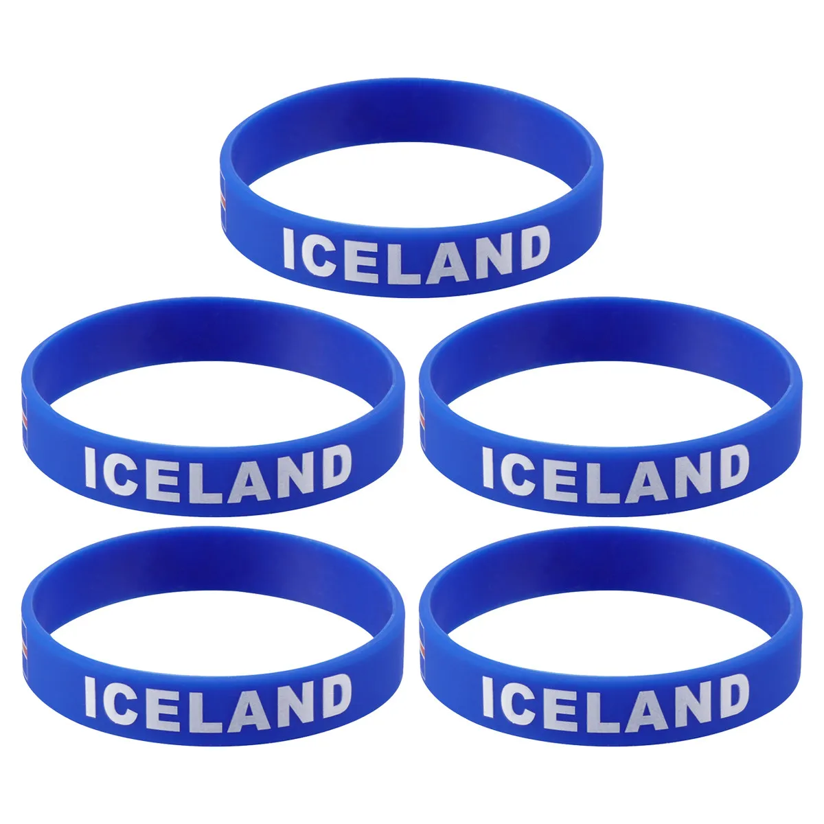 5Pcs Silicone Wristband Country Flag Printed Sports Bracelet for Football Games Outdoor Competitions National Flag Hand Ring
5Pcs Silicone Wristband Country Flag Printed Sports Bracelet for Football Games Outdoor Competitions National Flag Hand Ring