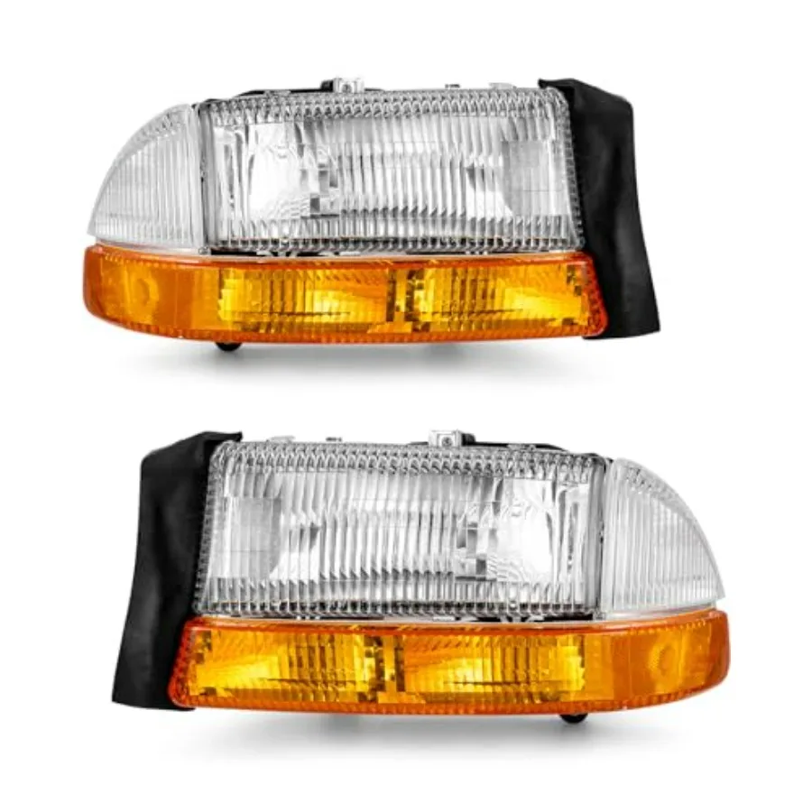 Фара в сборе для Dodge Dakota 1997-2004 и Durango 1998-2003, хромированный корпус, янтарный отражатель, левая и правая стороны
Фара в сборе для Dodge Dakota 1997-2004 и Durango 1998-2003, хромированный корпус, янтарный отражатель, левая и правая стороны