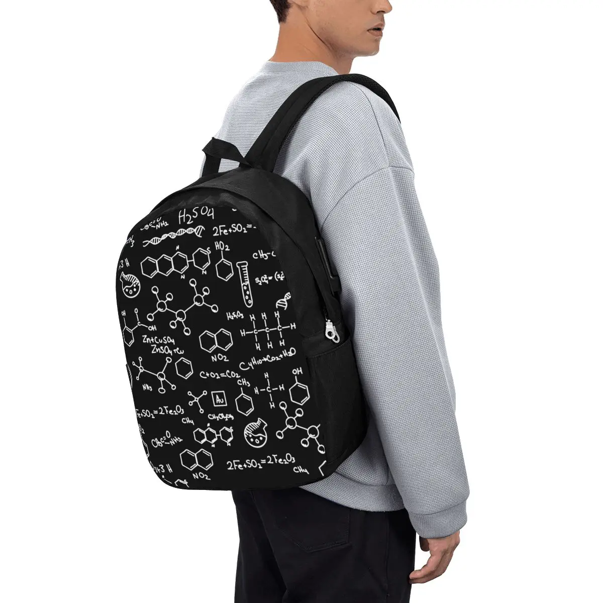 Science Chemistry Pattern Backpack Travel Notebook Bag Computer College Student School Bag Laptop Shoulder Bags for Men Women
Science Chemistry Pattern Backpack Travel Notebook Bag Computer College Student School Bag Laptop Shoulder Bags for Men Women
