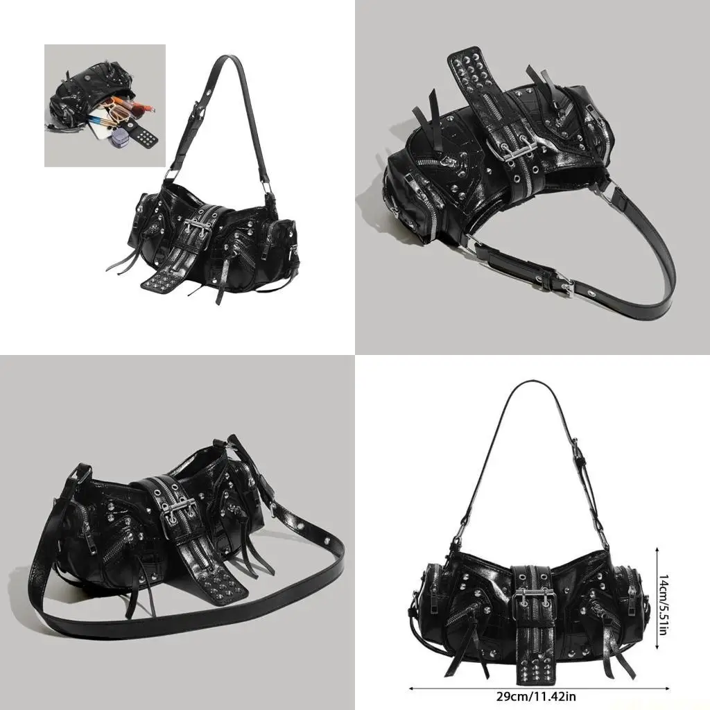 X90D Retro Motorcycle Cutem Pright Sag с дизайном панк -заклепки и просторным интерьером для повседневного
X90D Retro Motorcycle Cutem Pright Sag с дизайном панк -заклепки и просторным интерьером для повседневного