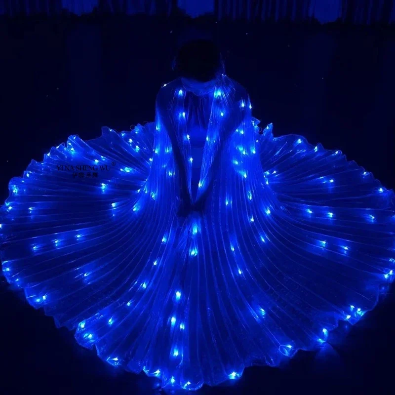 New Fashion Adult LED Fairy Wings Cloak Luminous Butterfly Wings Light Up Belly Dance Costume Stage Performance Party Prop
New Fashion Adult LED Fairy Wings Cloak Luminous Butterfly Wings Light Up Belly Dance Costume Stage Performance Party Prop