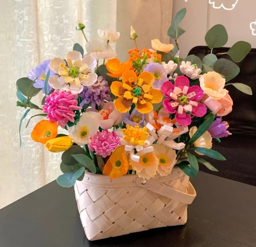 DIY Educational Flower Arrangement Toys Creative Colorful Interconnecting Blocks Building Garden Game for Girls
DIY Educational Flower Arrangement Toys Creative Colorful Interconnecting Blocks Building Garden Game for Girls