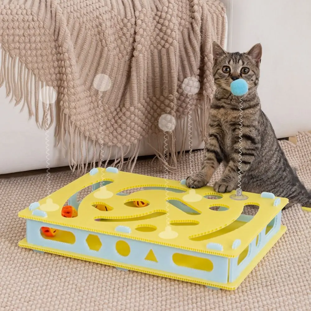 Multi Hole Cat Maze Toys Plastic Detachable Interactive Cat Toy with Balls Puzzle Cat Toy Cat Hole Digging Toy Self Happy
Multi Hole Cat Maze Toys Plastic Detachable Interactive Cat Toy with Balls Puzzle Cat Toy Cat Hole Digging Toy Self Happy