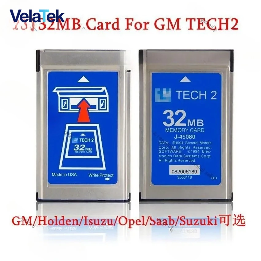 32MB Card FOR GM TECH2 GM/Saab/Opel/Isuzu/For Suzuki/Holden Optional
32MB Card FOR GM TECH2 GM/Saab/Opel/Isuzu/For Suzuki/Holden Optional