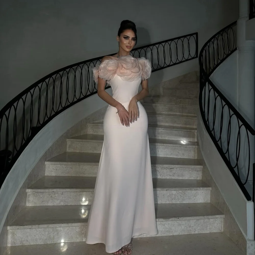 Customized Pastrol Formal Jersey Handmade Flower Pleat Mermaid Off-the-shoulder Long Dresses Evening Dresses For Wedding Party
Customized Pastrol Formal Jersey Handmade Flower Pleat Mermaid Off-the-shoulder Long Dresses Evening Dresses For Wedding Party