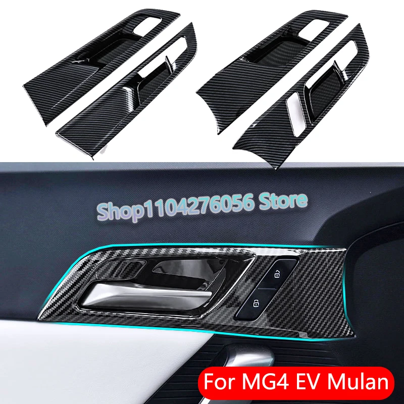 L/RHD For MG4 EV Mulan 2022 2023 2024 Car Inner Door Handle Decorative Insert Bezel Frame Door Handle Bowl Cover Trim
L/RHD For MG4 EV Mulan 2022 2023 2024 Car Inner Door Handle Decorative Insert Bezel Frame Door Handle Bowl Cover Trim