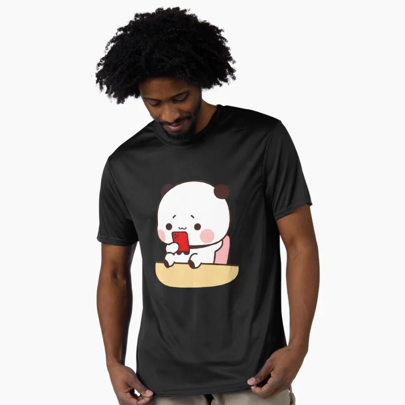 Bubu relaxing while on her phone Gift t shirt kawaii Panda Bear Cartoon Graphic tee Cute Y2K Clothes 100% cotton All size Tee
Bubu relaxing while on her phone Gift t shirt kawaii Panda Bear Cartoon Graphic tee Cute Y2K Clothes 100% cotton All size Tee