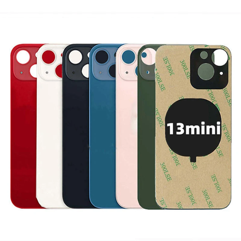 For iPhone 13 Mini Back Glass Panel Battery Cover Replacement parts optimal Big Hole Camera Rear Door Housing Bezel+Adhesive
For iPhone 13 Mini Back Glass Panel Battery Cover Replacement parts optimal Big Hole Camera Rear Door Housing Bezel+Adhesive