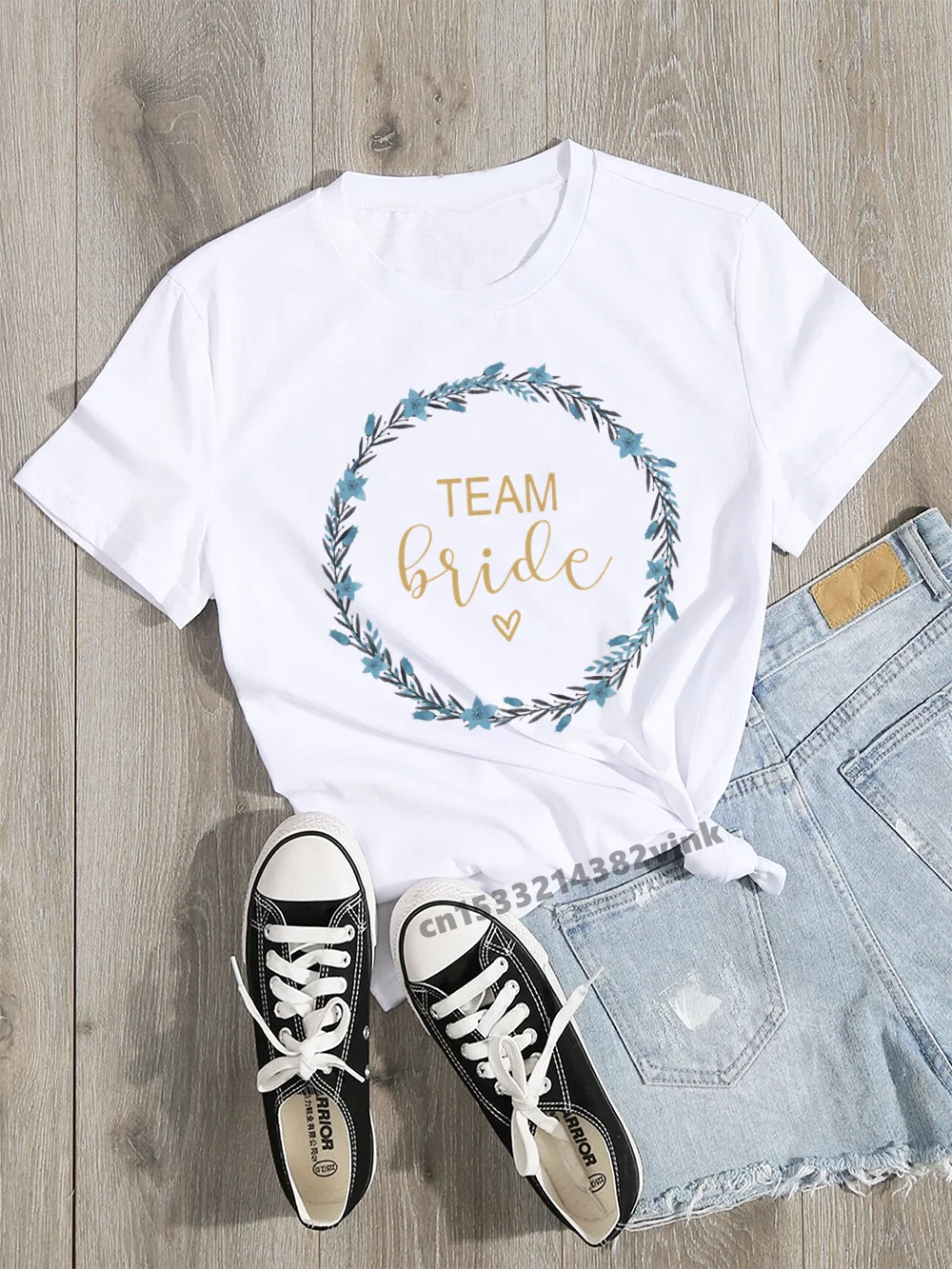 Bachelorette Team Bride Wedding Party Women Evjf Tee Shirt Casual ladies basic O-collar White Short Sleeved T-shirt Girl
Bachelorette Team Bride Wedding Party Women Evjf Tee Shirt Casual ladies basic O-collar White Short Sleeved T-shirt Girl