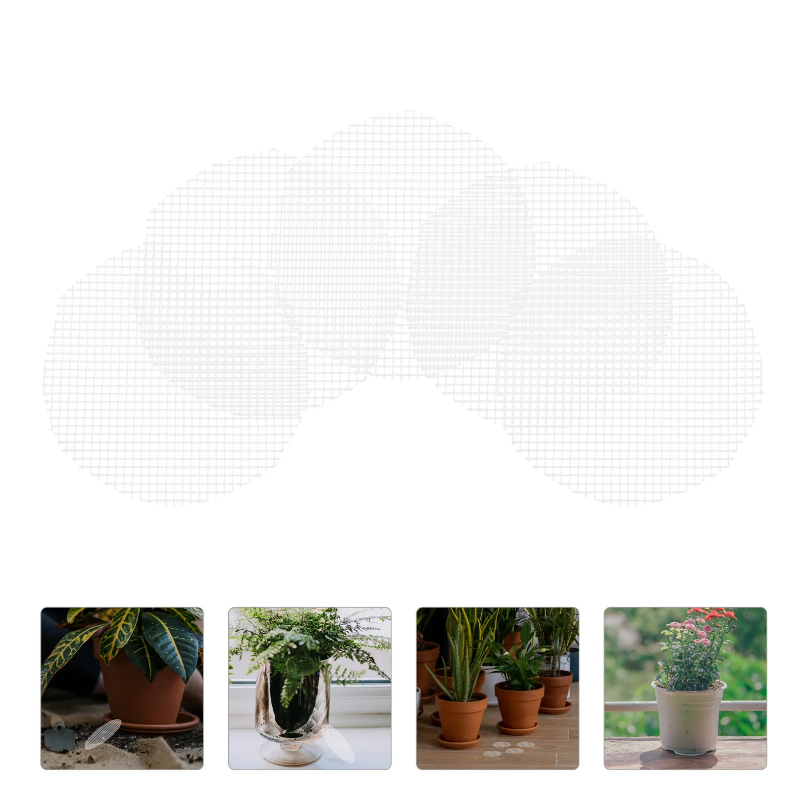 20Pcs Plant Pot Mesh Screen Drainage Pad Flower Pot Soil Grid Mat Hole Protector Anti Soil Loss Drainage Insert for Garden Pots
20Pcs Plant Pot Mesh Screen Drainage Pad Flower Pot Soil Grid Mat Hole Protector Anti Soil Loss Drainage Insert for Garden Pots