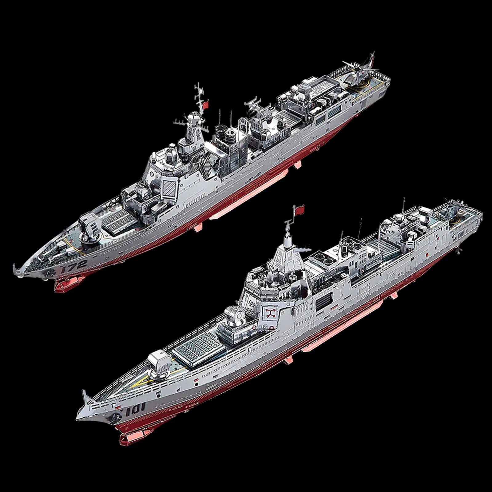 IRON STAR 3D Metal Puzzle 055 Destroyer 052D Guided Misslle Destroyer DIY Jigsaw Boy Toys for Adult Children
IRON STAR 3D Metal Puzzle 055 Destroyer 052D Guided Misslle Destroyer DIY Jigsaw Boy Toys for Adult Children