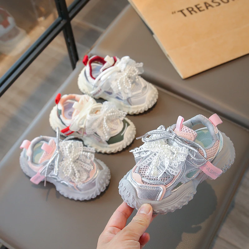 Kids Casual Sandals for Girls 2025 Summer New Toddler Walking Shoes with Beaded Bow Non-slip Soft Sole Versatile Sports Sandals
Kids Casual Sandals for Girls 2025 Summer New Toddler Walking Shoes with Beaded Bow Non-slip Soft Sole Versatile Sports Sandals