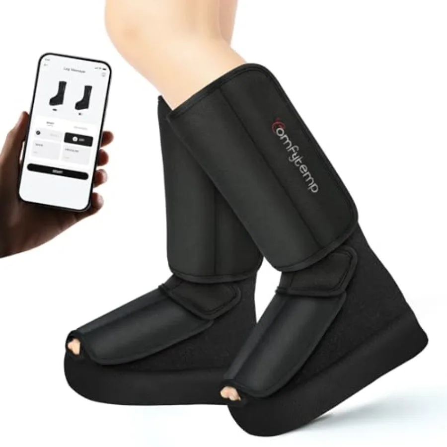 Comfytemp Cordless Foot and Calf Massager with Heat for Men Women Dad Mom Seniors Rechargeable Leg and Feet Compression Massage
Comfytemp Cordless Foot and Calf Massager with Heat for Men Women Dad Mom Seniors Rechargeable Leg and Feet Compression Massage